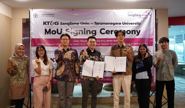 KT&G 상상유니브 인도네시아-따루마나가라 대학교 MOU 체결.