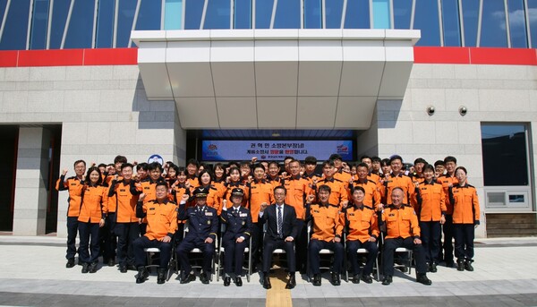 권혁민 충남소방본부장이 계룡소방서 방문, 직원들과 소통의 시간을 가졌다.